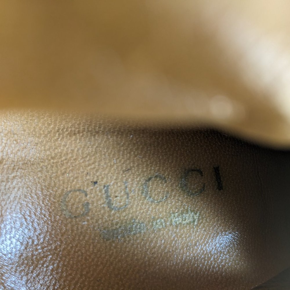 Classic Black Leather Gucci Boots Size 9 - Picture 2 of 11